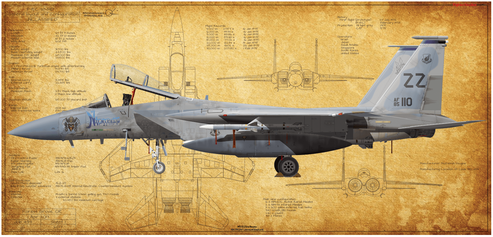 F-15C Eagle, 44 TFS 